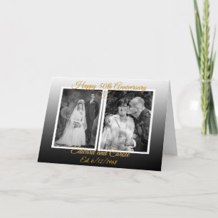 Photos Mariages personnalisées Carte 50e anniversa