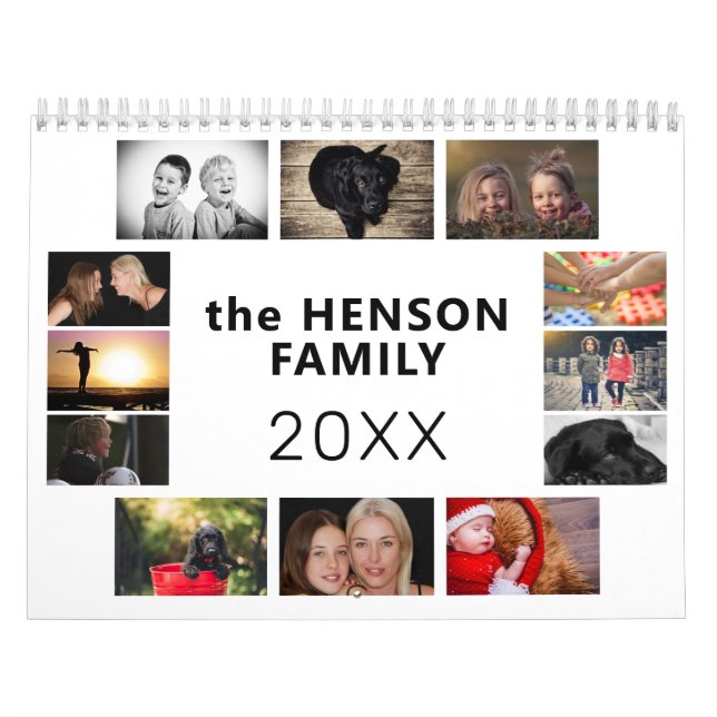 Photos mensuelles du calendrier familial Conservat (Protection)