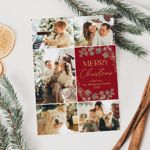 Photos Multi Modernes Joyeux Noël Carte de vacance