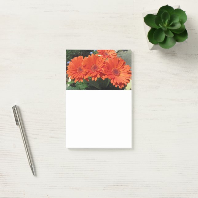 Photos Orange Daisy Flower Post-it Notes (Bureau)