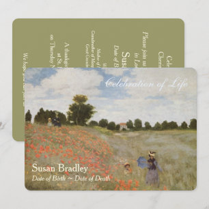 Photos par Monet Célébration de la vie Invitation