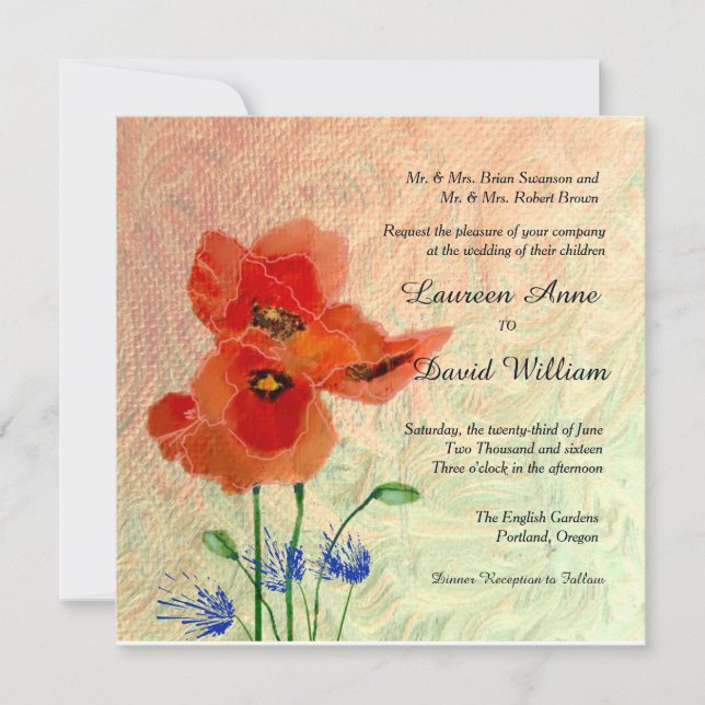 Photos Personnalisé Mariage Invitation (Devant)