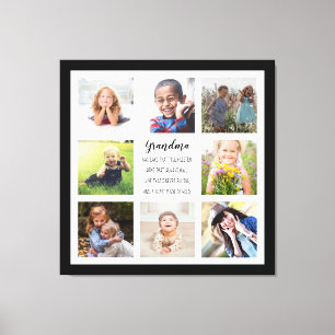 Photos personnalisées Grand-mère Citation toile ét