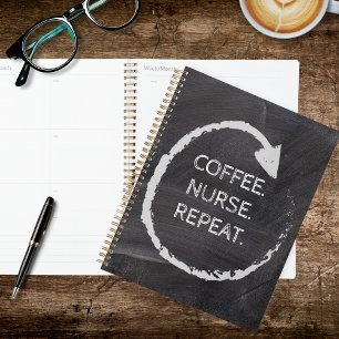 Phrase personnalisable Café Infirmière Répéter