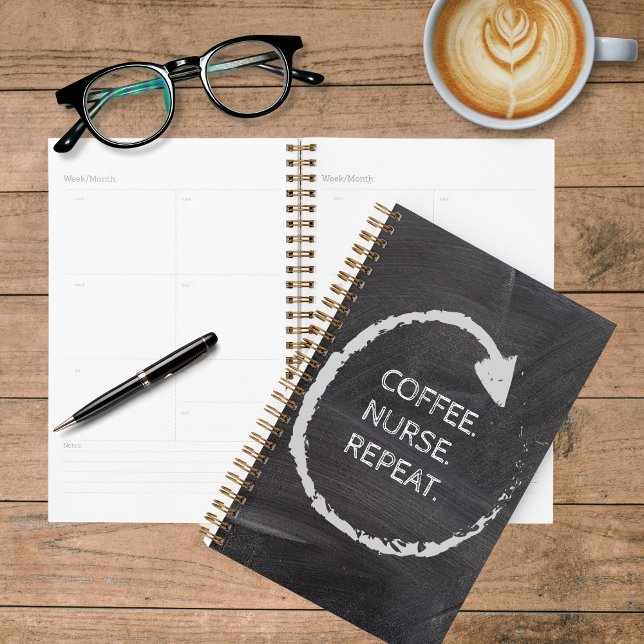 Phrase personnalisable Infirmière de café Répétiti (Créateur téléchargé)