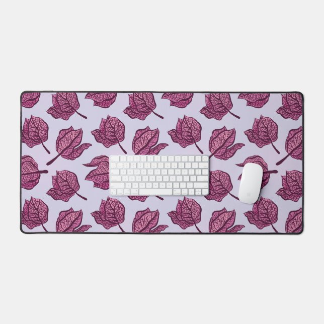 Physalis rose Fleur Motif Pastel Botanique (Clavier et souris)