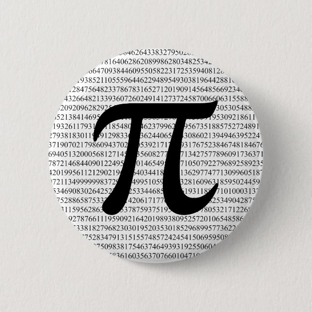 Pi 3.1415 badge bouton (Devant)