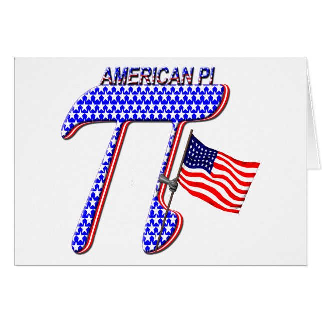 PI AMÉRICAIN (TARTE) - HUMOUR DE MATHS (Devant horizontal)