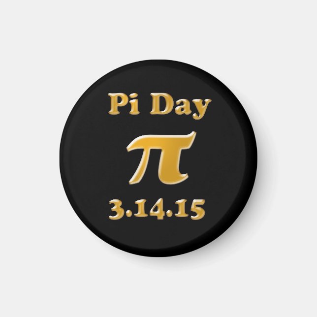Pi Day 2015 Magnet (Devant)