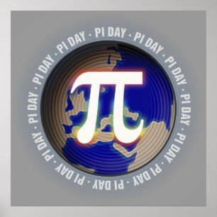 Pi Day on Earth - Poster des mathématiques