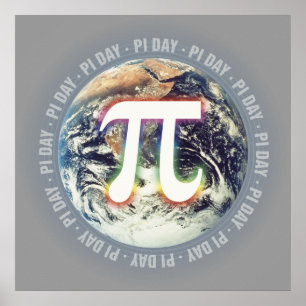 Pi Day on Earth - Poster des mathématiques