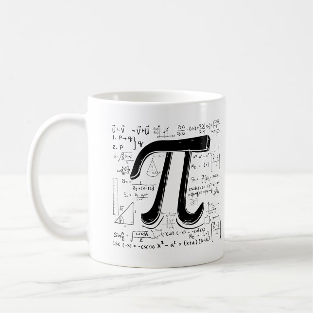 Pi Mug - Le parfait amoureux des mathématiques (Gauche)