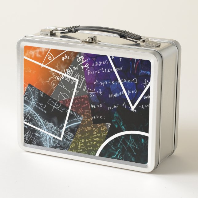 Pi Power : Math Art Metal Lunchbox (Devant)