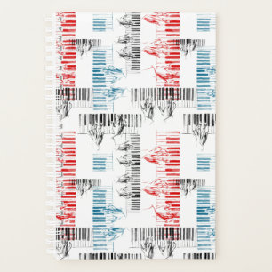 Pianiste mains motif