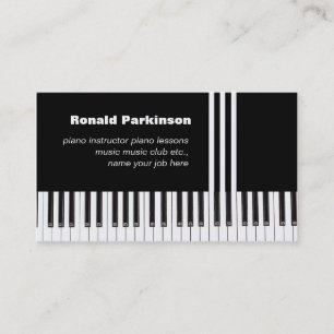 piano carte de visite