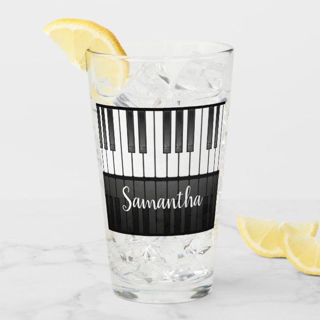 Piano Clavier Design Verre à boire (Devant glace)