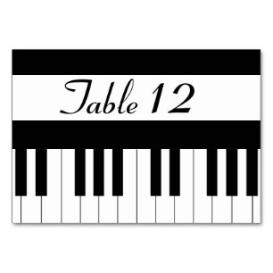 Piano Clavier Musique Mariage Table Pas de carte