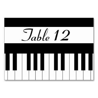 Piano Clavier Musique Mariage Table Pas de carte