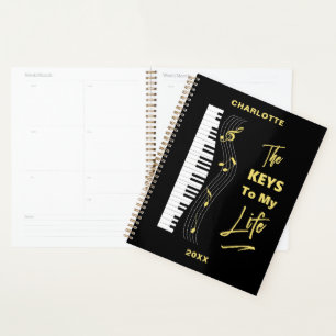 Piano Keyboard Players Fun Music Notes