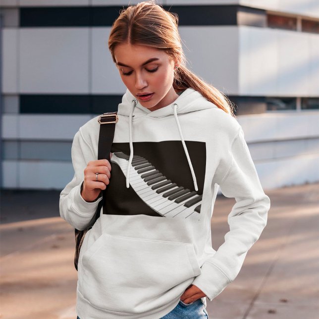 Piano Keys Sweat - shirt à capuche femme (Créateur téléchargé)