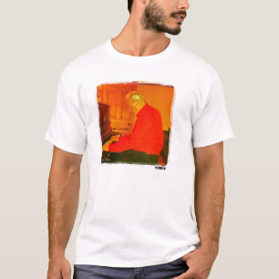 Piano Man a imprimé le T-shirt d'art