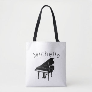 piano moderne sac fourre-tout tout-en-un avec nom