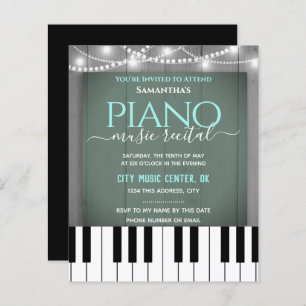 Piano Music Considérant Invitation formelle