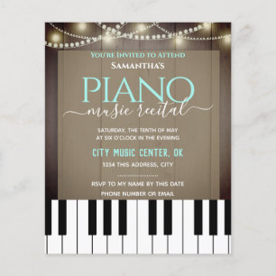 Piano Music Considérant Invitation officielle Brow