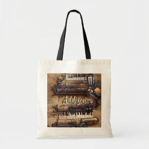 Piano Music Sac fourre-tout personnalisé