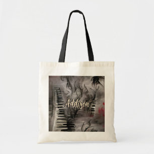 Piano Music Sac fourre-tout personnalisé