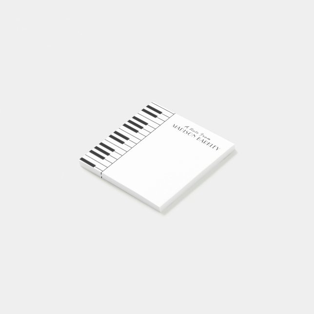Piano Musician Band Teacher Post-it Notes (Incliné)