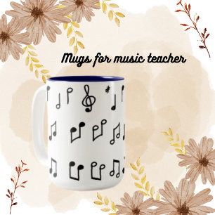 Piano Notes Musique Instrument Musique Mug