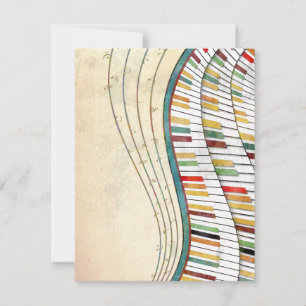 Piano robuste et coloré rétro