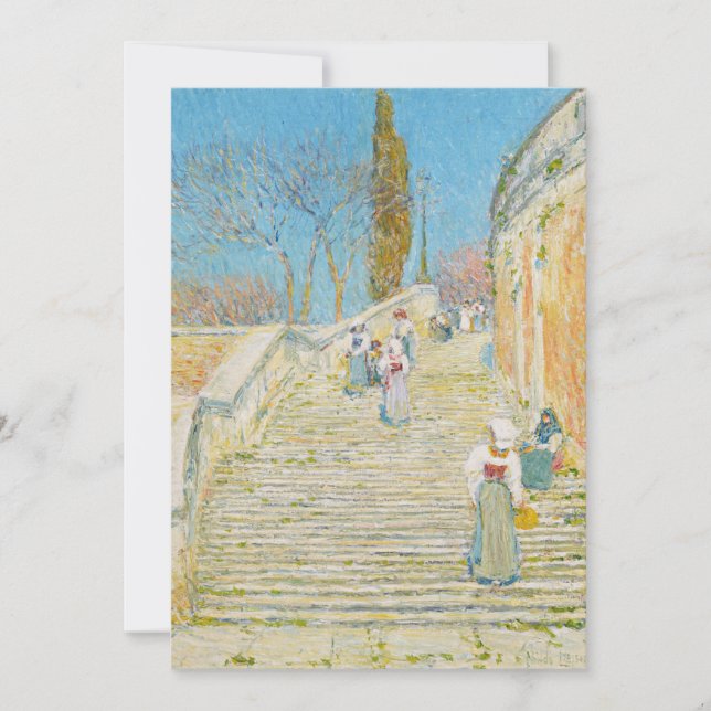 Piazza di Spagna, Rome | Childe Hassam (Devant)