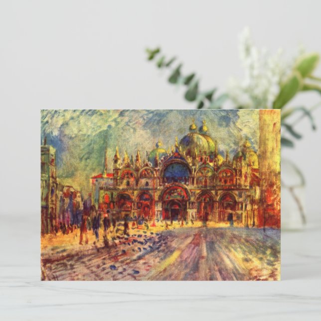 Piazza San Marco, Venise par Pierre Renoir (Debout devant)