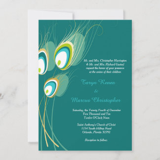 Pic bleu 5x7 Faire-part de mariage