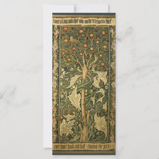 Pic-vert par William Morris, Art Textile Ancien (Devant)