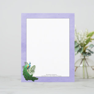 Pic Vibrant Feuille papier lavande
