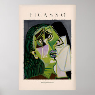 Picasso Femme en pleurs937 Impression d'art Cubist