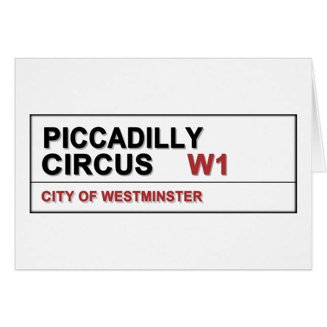 Piccadilly Circus Londres (Devant horizontal)