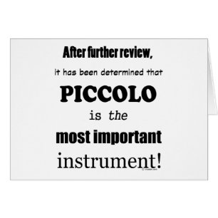 Piccolo Instrument le plus important