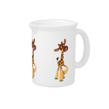 Joli Cartoon Baby Giraffe Pitcher