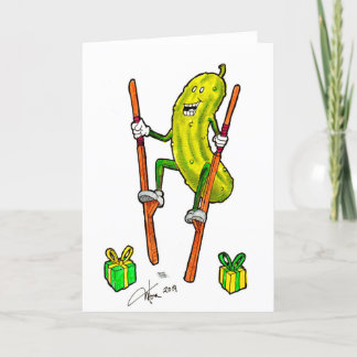 Picker sur pilotis Carte d'anniversaire