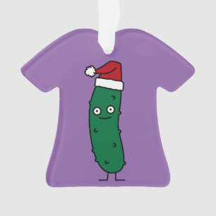 Pickle à l'aneth de Noël utilisant un casquette