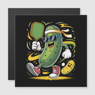 Pickle Jouant au Pickleball