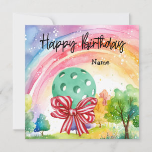 Pickleball avec cadeaux d'anniversaire