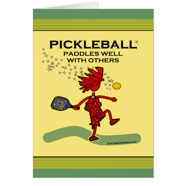 Pickleball barbote bien avec d'autres (Devant)