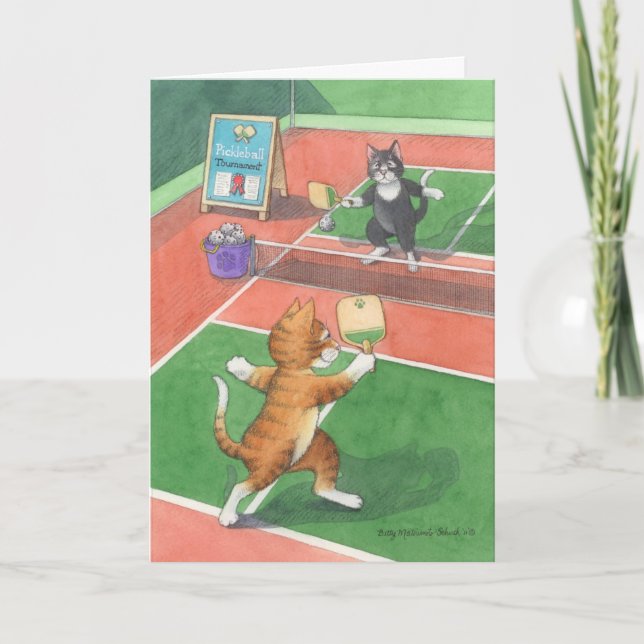 Pickleball Birthday Bud & Tony Carte pour notes (Devant)