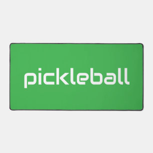 PICKLEBALL Blanc Moderne Et Raffiné Sur Vert Clair