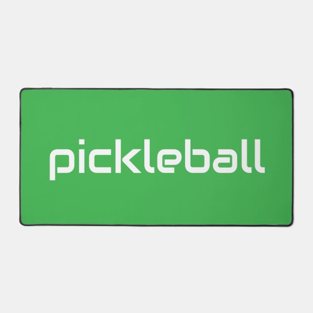 PICKLEBALL Blanc Moderne Et Raffiné Sur Vert Clair (Recto)